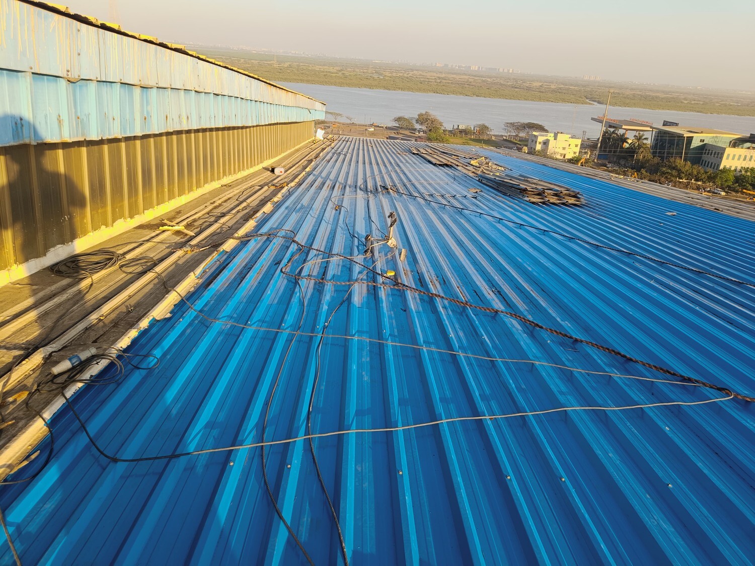Industrial roofing project by Rishonn & Reyansh at